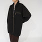 90s Rayon Zip Shirt Jacket