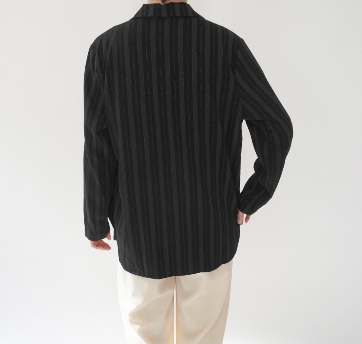 90s Striped Shirt,Jacket