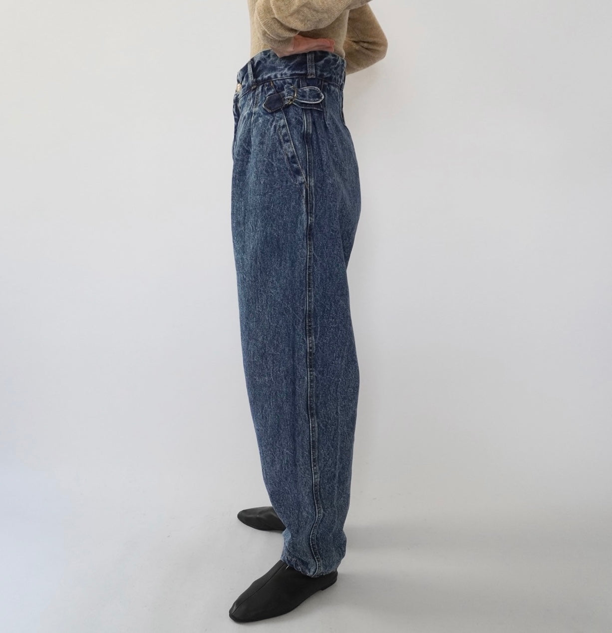 90s High Waisted Denim Pants