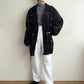 90s Black Velour Reversible Jacket