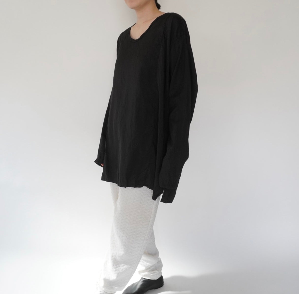 90s Raw Silk Blouse