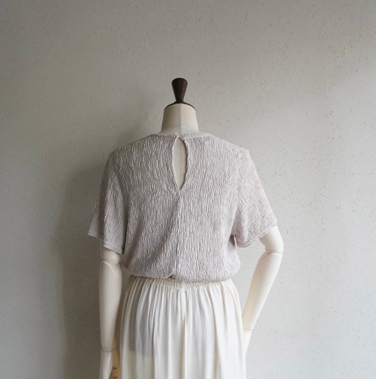 90s Pleated Top Made in USA