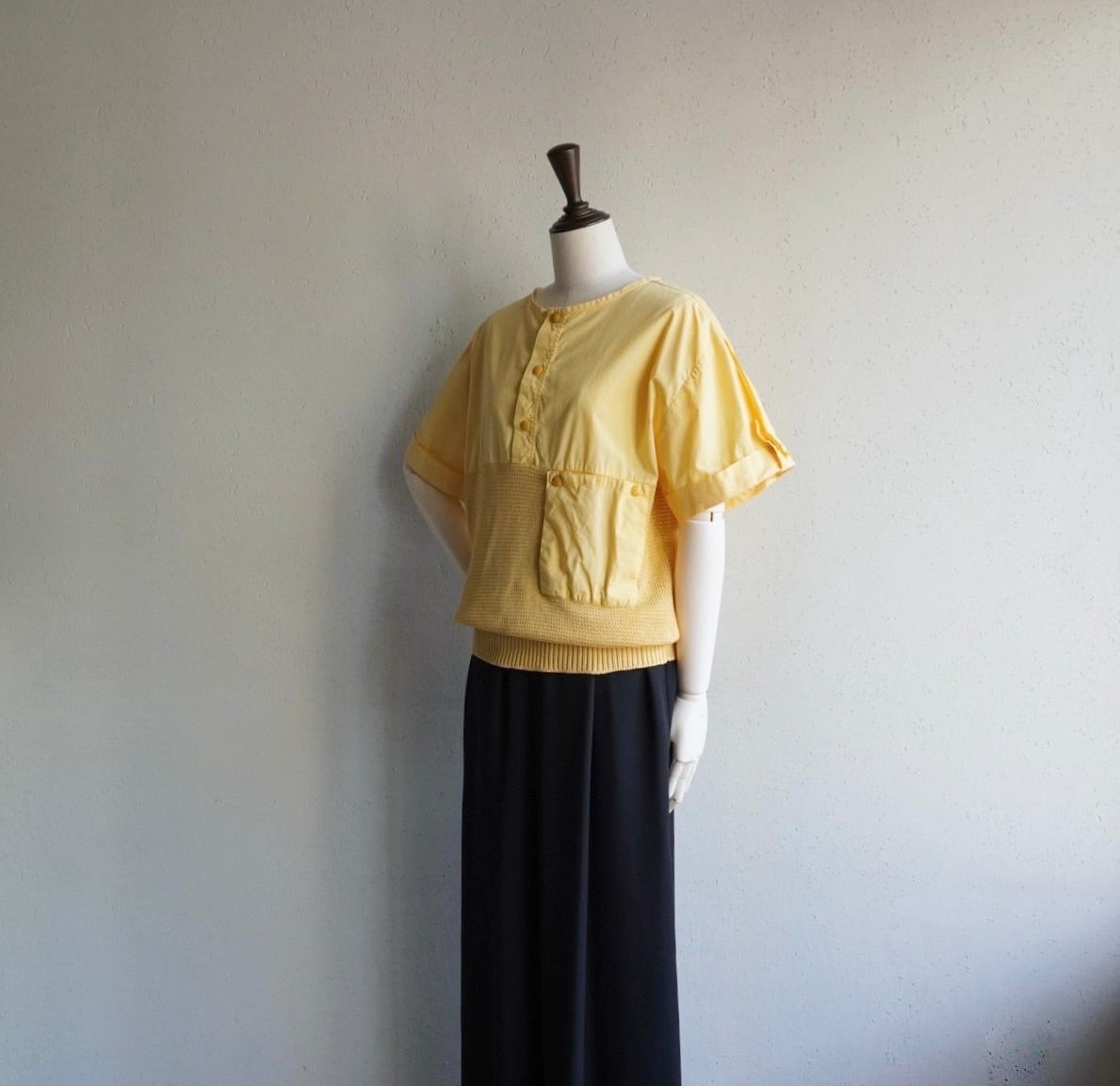 90s Design Cotton Top Made in Italy