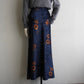 90s Printed Velor Skirt Made in Italy