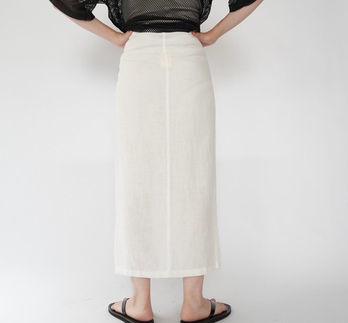 80s EURO Double Zip Design Skirt