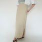 90s EURO Linen Maxi Skirt