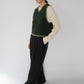Green Knit Vest Made in Australia