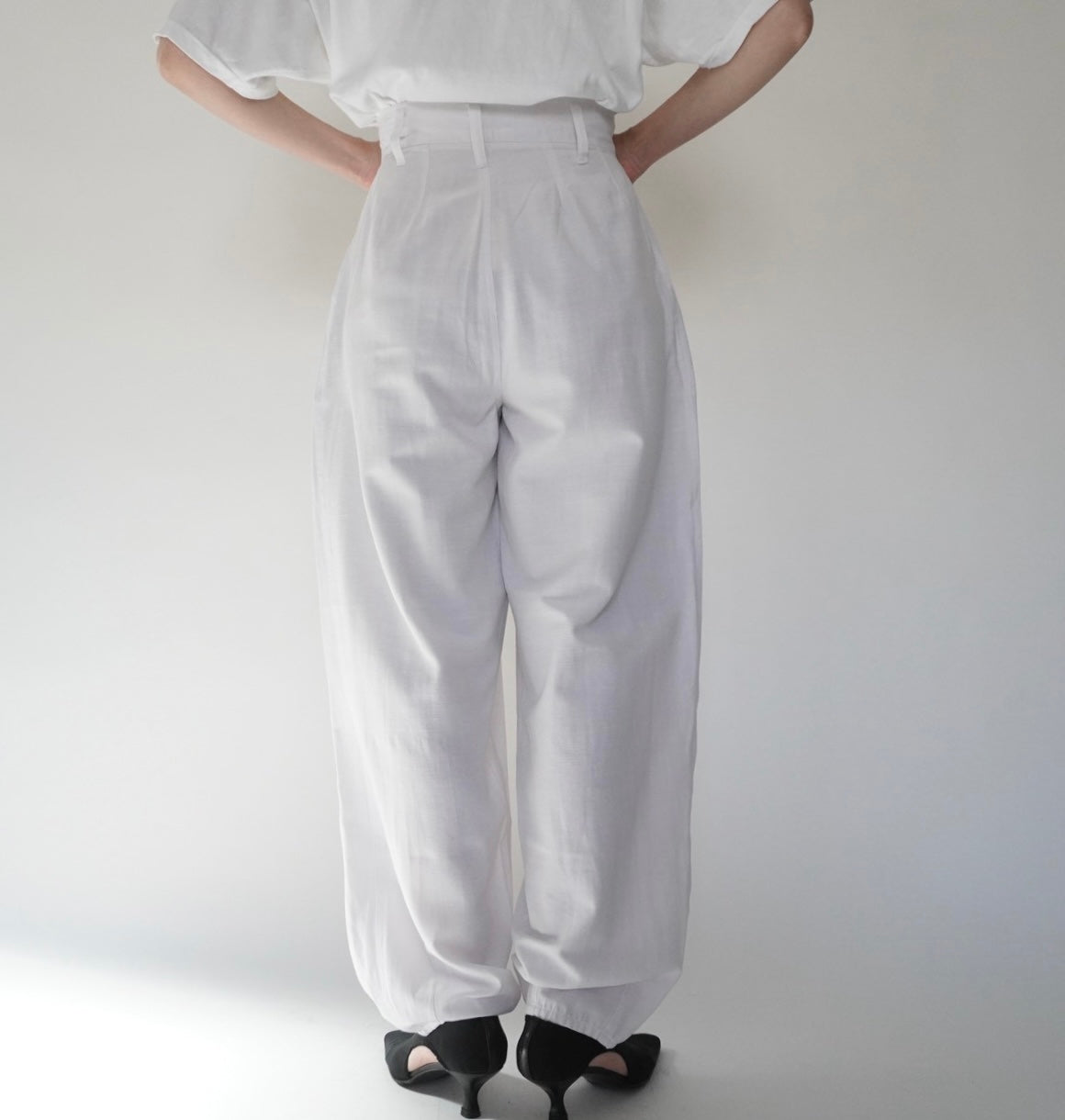 80s Design Wide Pants