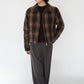 90s Wool Shadow Plaid Jacket