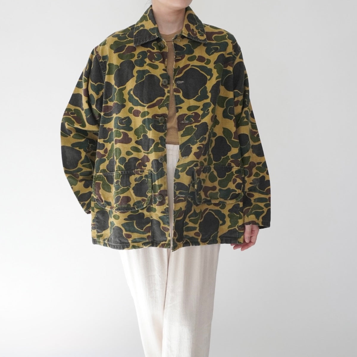 70s Camouflage Jacket Made in USA