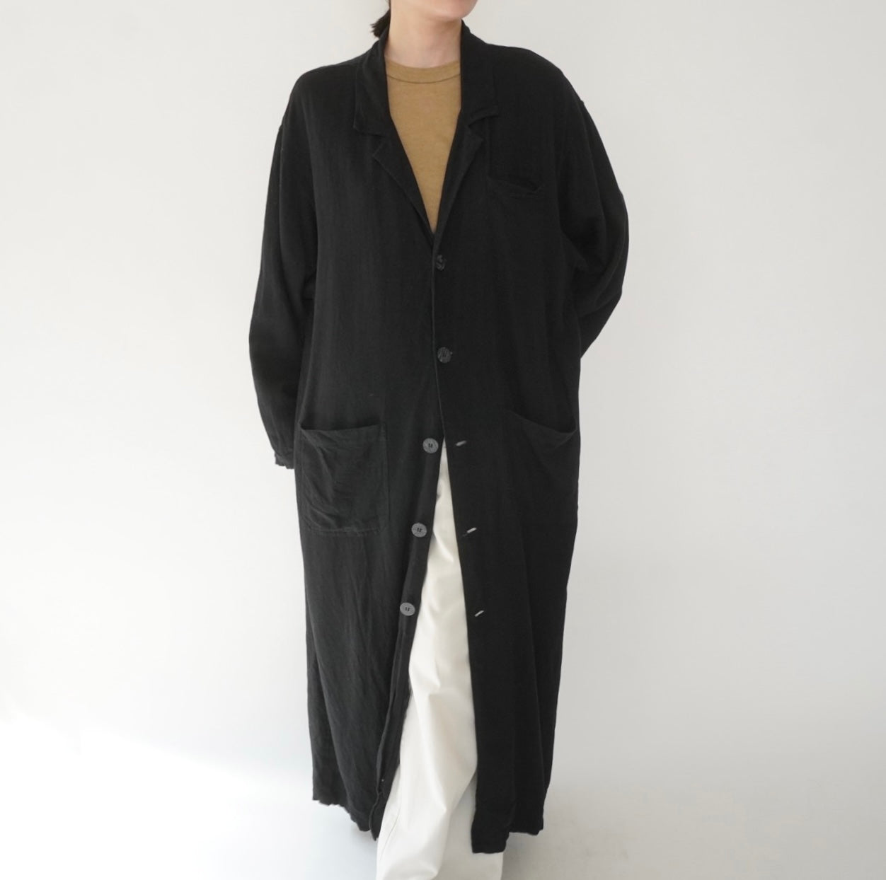 90s Linen Coat