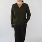 60s Pure Wool V Neck Knit Made in Ireland