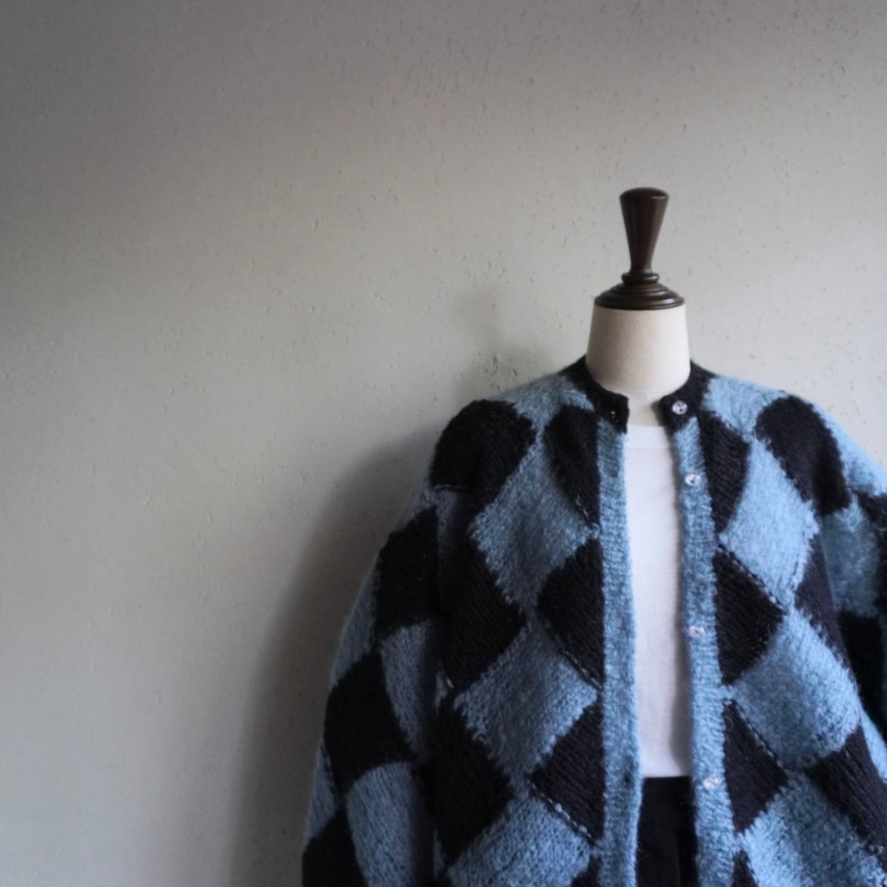 80s Pattern Knit Cardigan