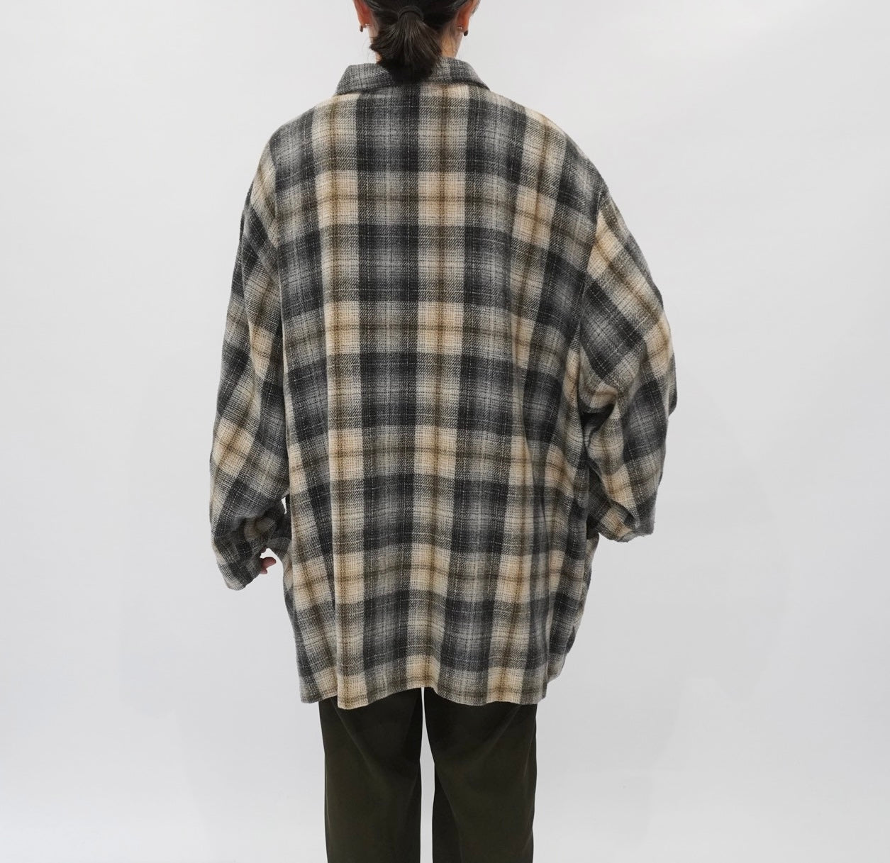 90s Plaid Light Jacket
