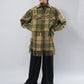 80s Plaid Fringe Design jacket Made in Italy