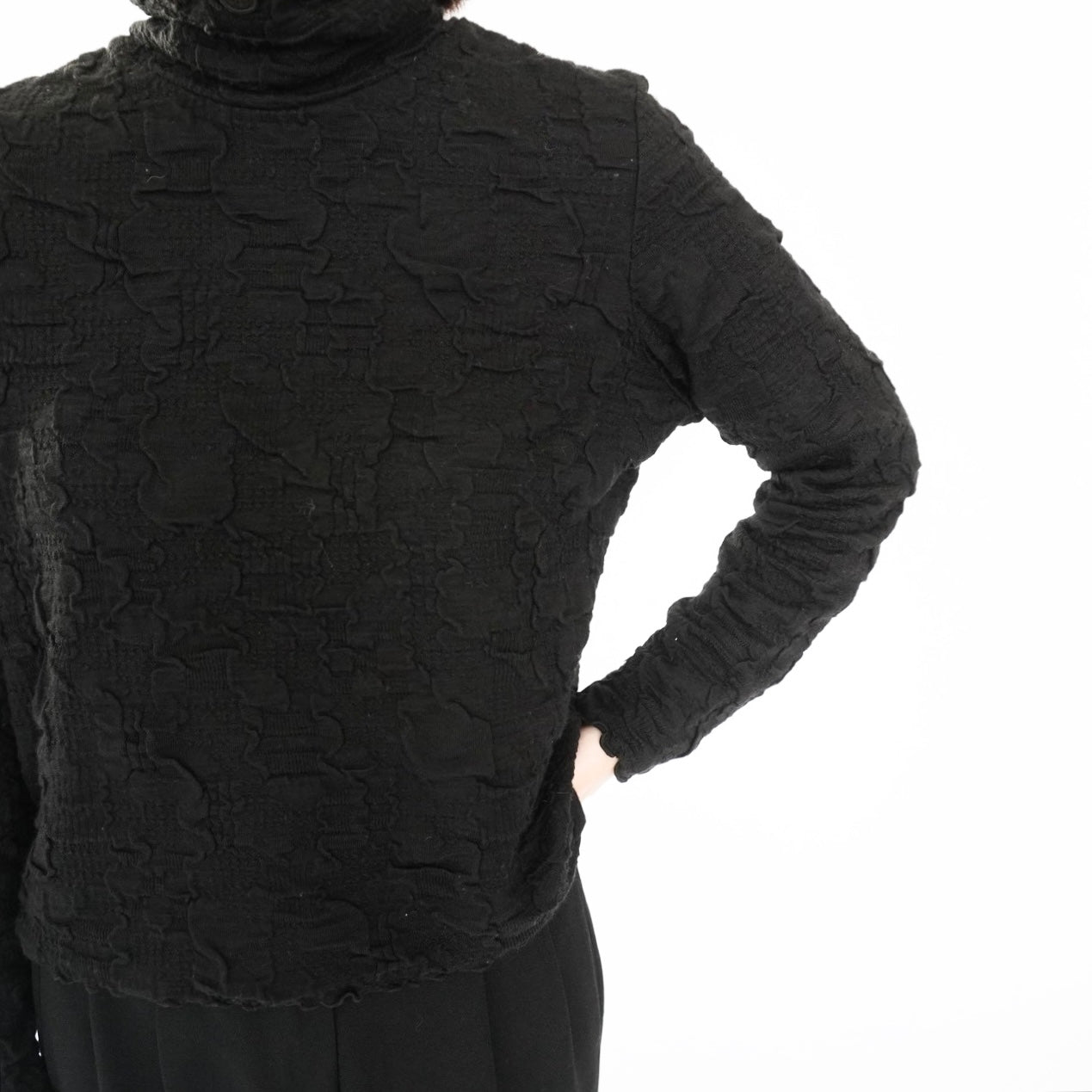 90s Pleated Top Made in USA