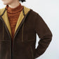 90s Faux Shearling Zipped Jacket