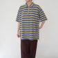 90s Striped Zip Top