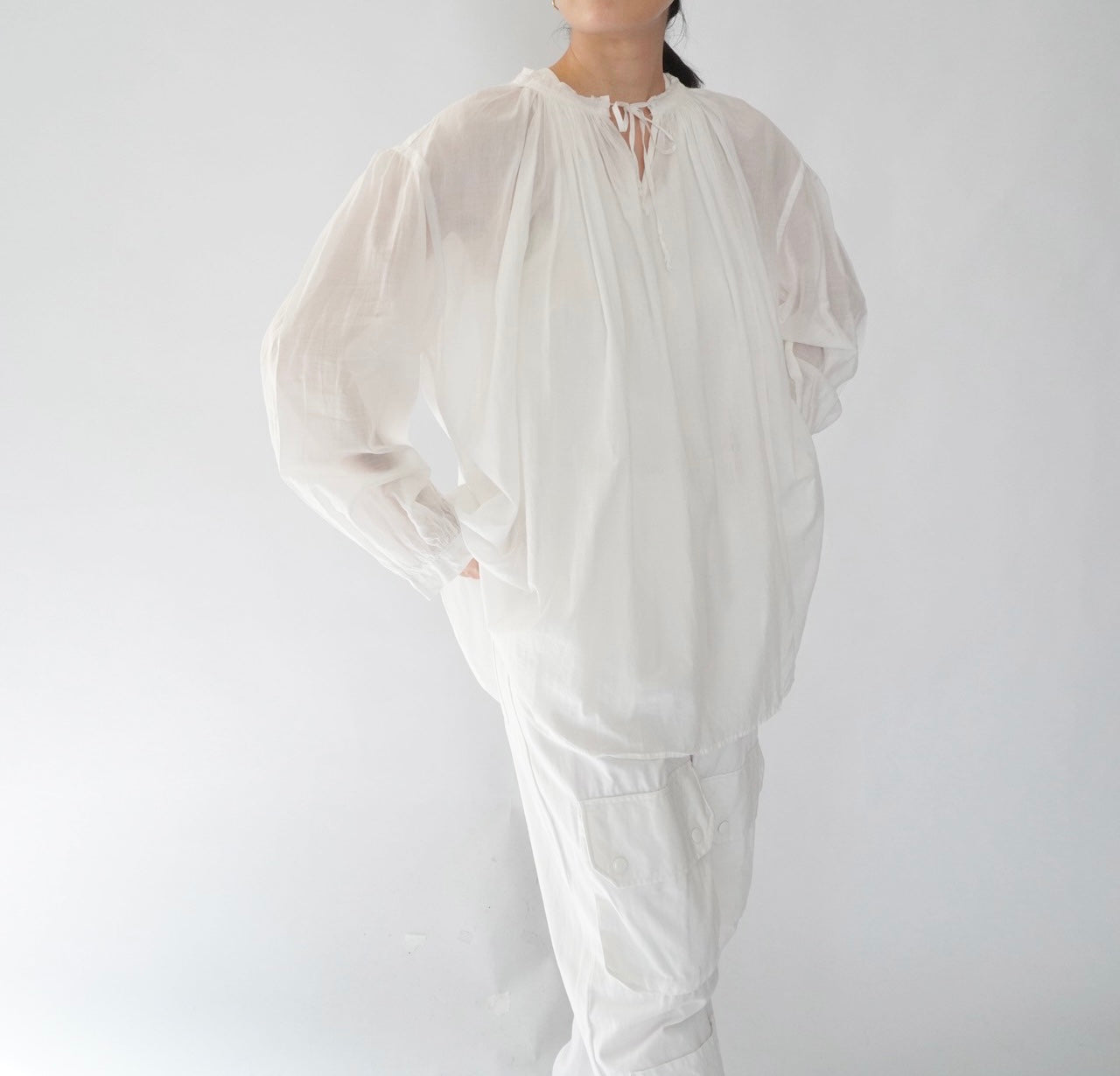 90s Cotton Tunic Made in USA