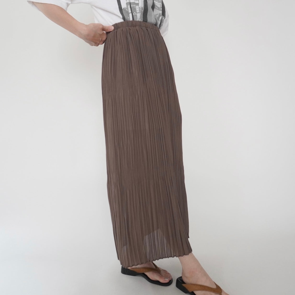 90s Pleated Design Skirt Made in USA