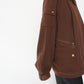 90s Design Brown Jacket