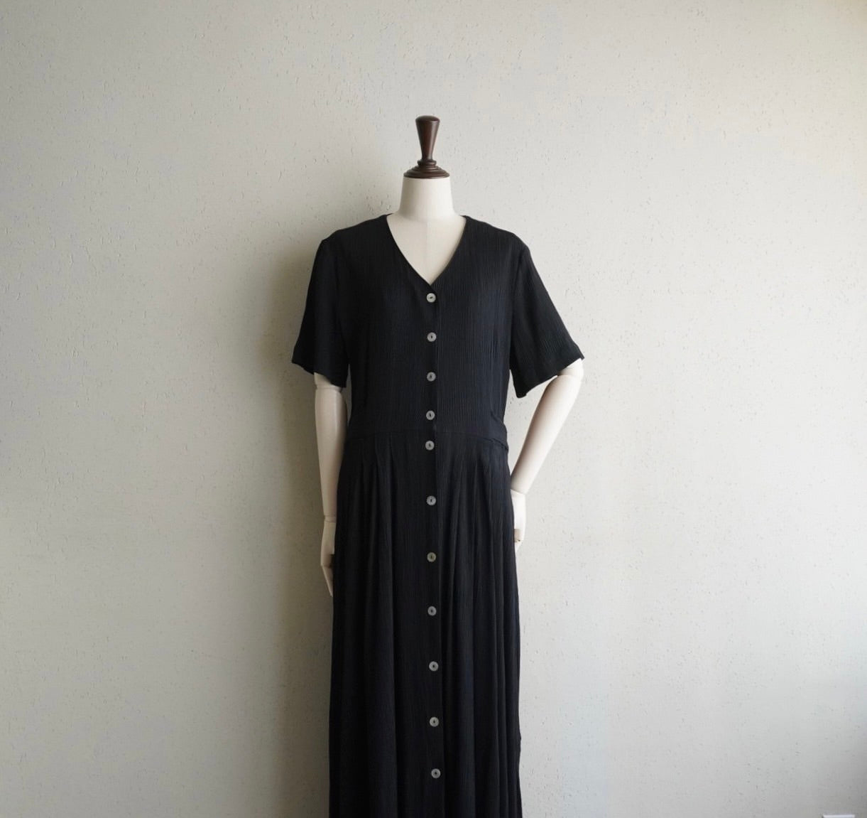 90s EURO Black Maxi Dress