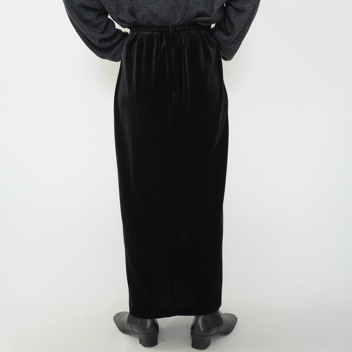 90s Design Velour Skirt