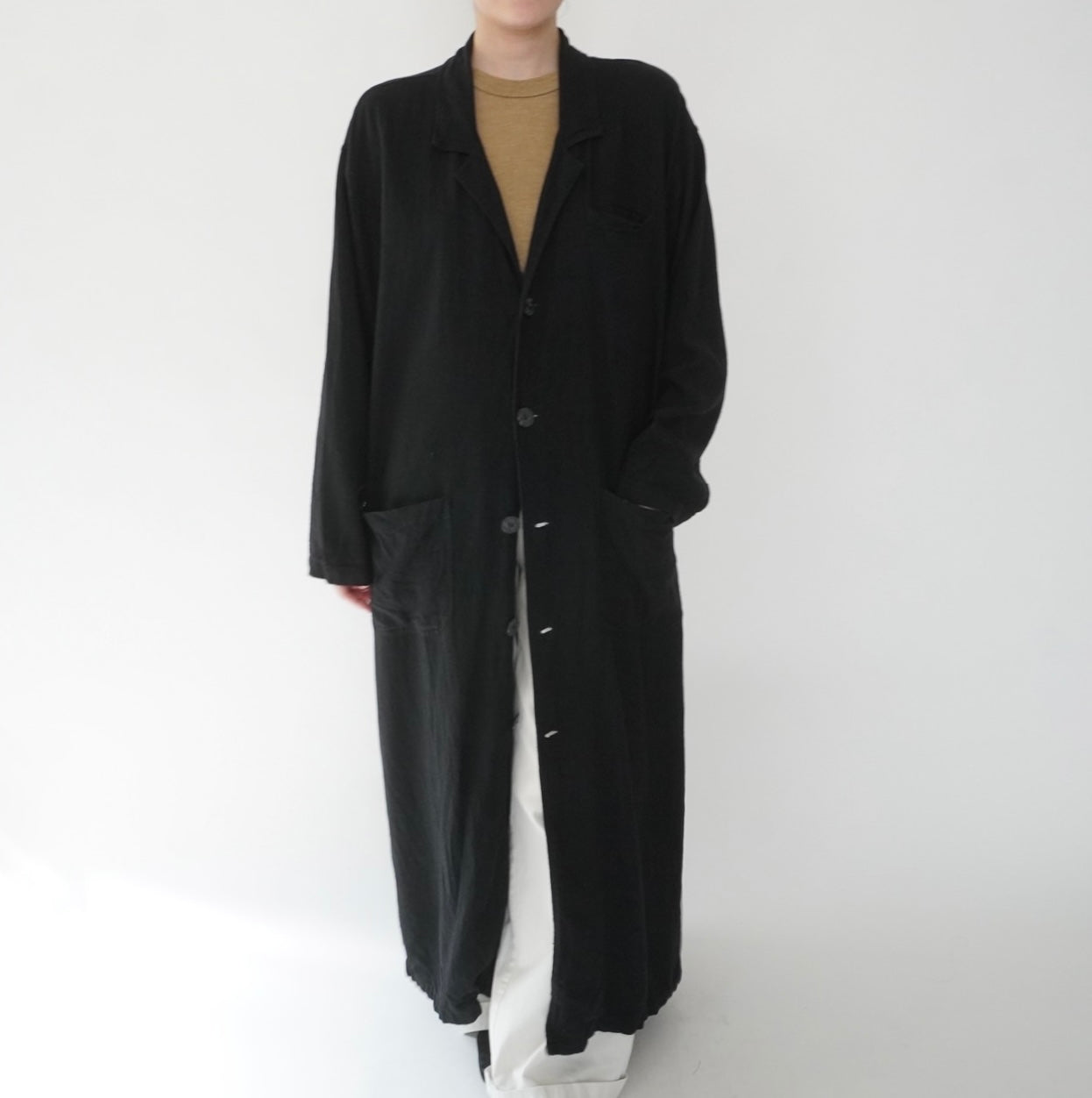 90s Linen Coat