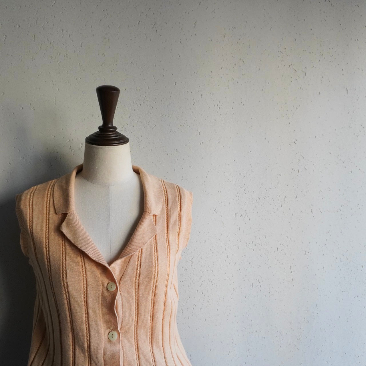 90s Sleeveless Ribbed Top Made in Italy