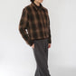 90s Wool Shadow Plaid Jacket