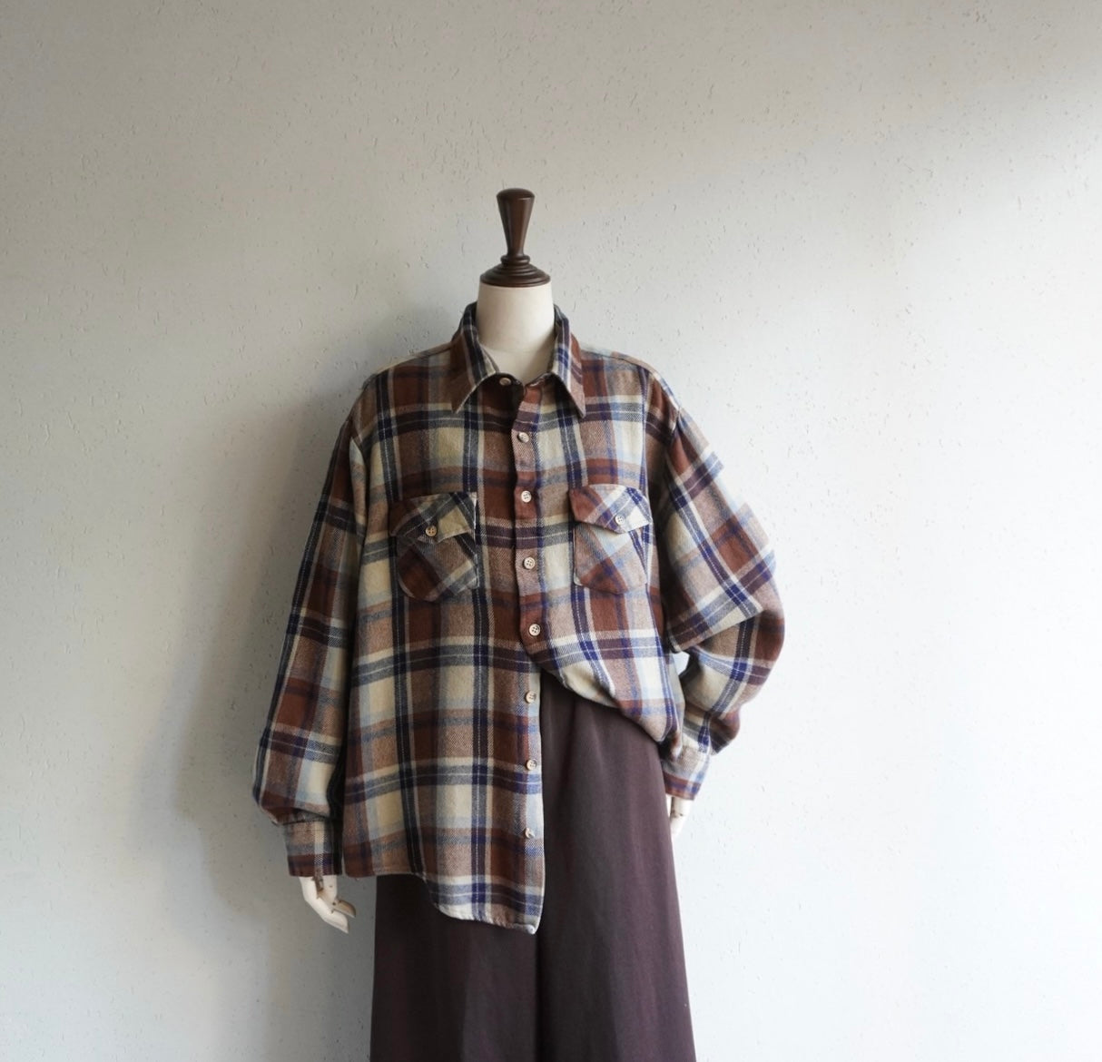 80s "Sears" Plaid Shirt