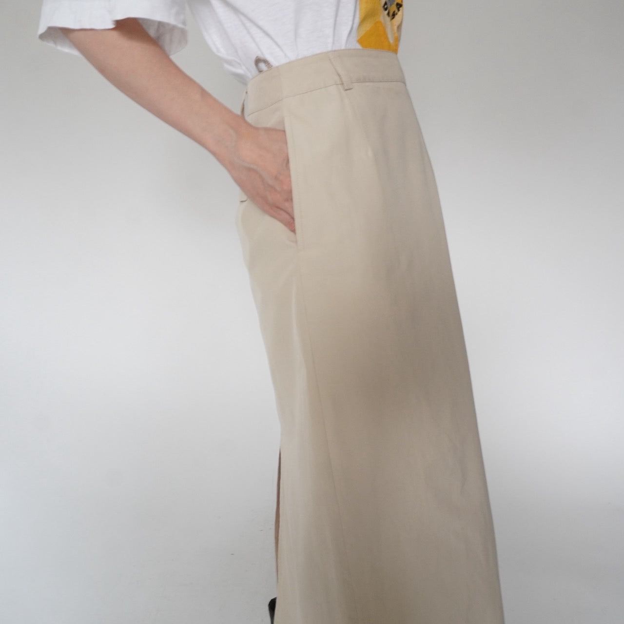90s EURO Slit Skirt