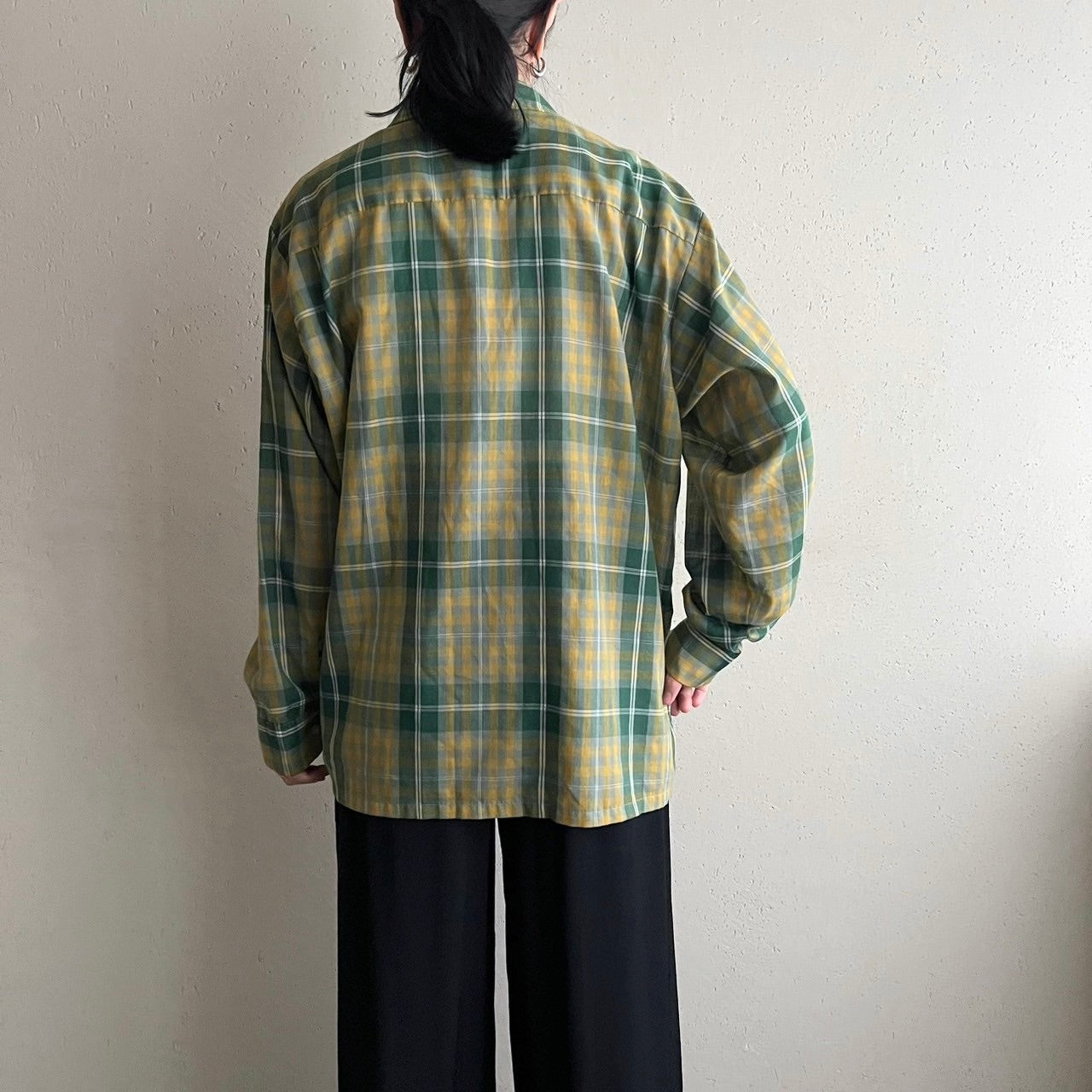 60s“Pennleigh”  Plaid Shirt