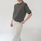 90s Black x White Striped Top