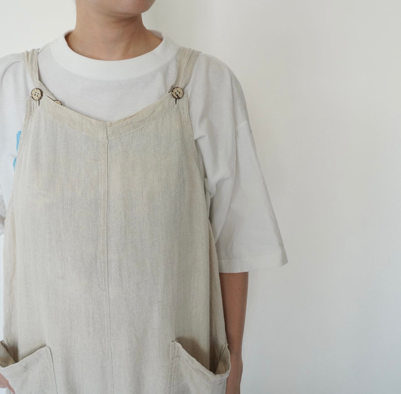 90s Linen Jumpsuit Made in Italy