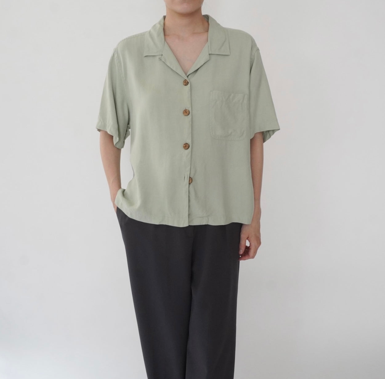 90s Silk Shirt