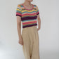 90s Multi Striped Top
