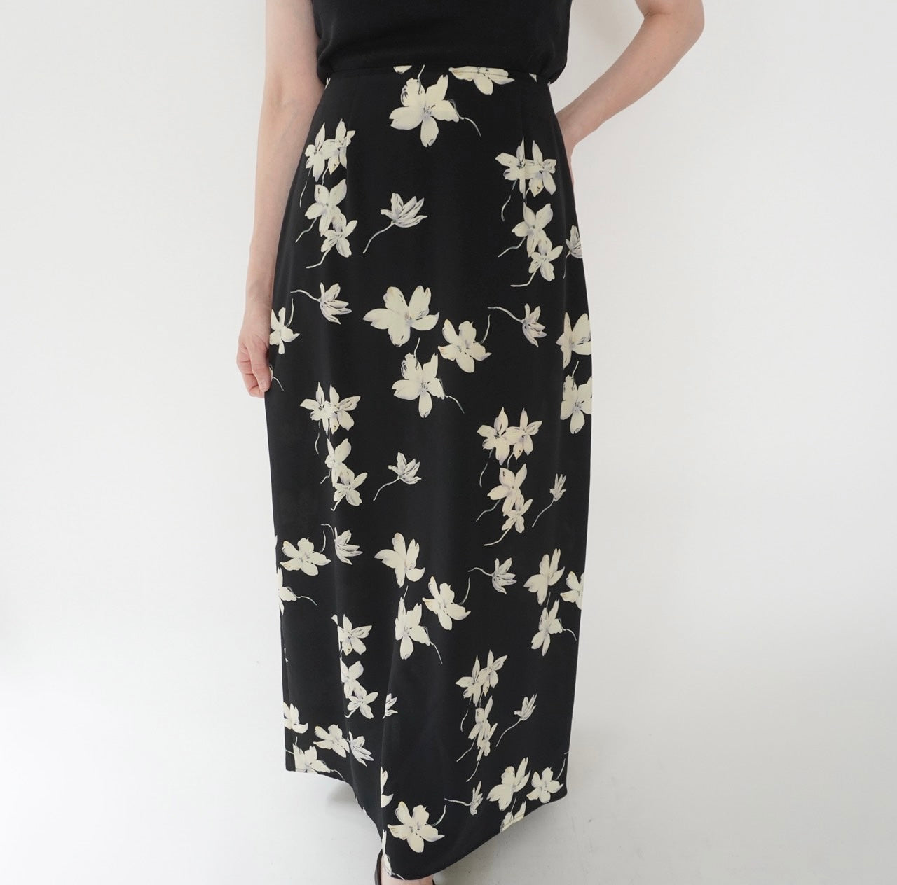 90s Flower Pattern Skirt Made in Canada