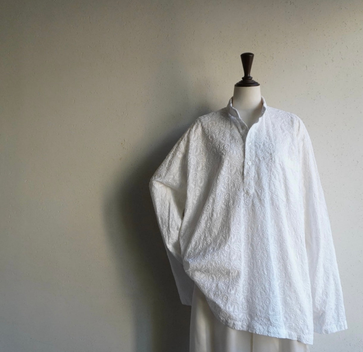 80s Cotton Embroidery Tunic