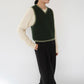 Green Knit Vest Made in Australia