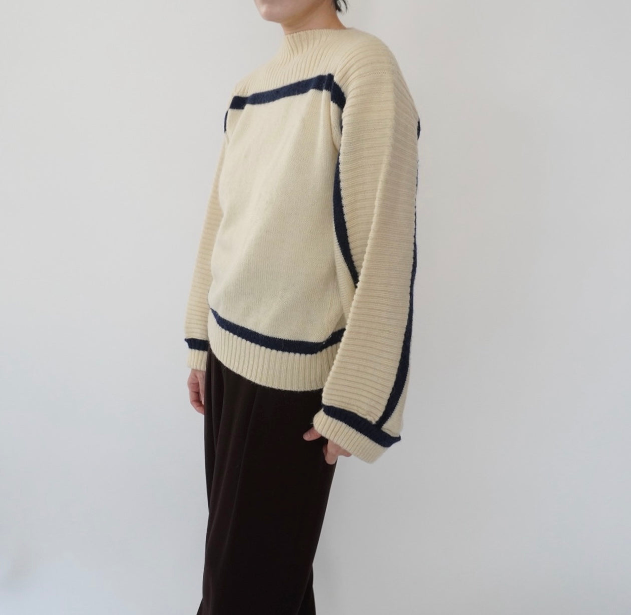 80s＂Rodier Paris" Design Knit