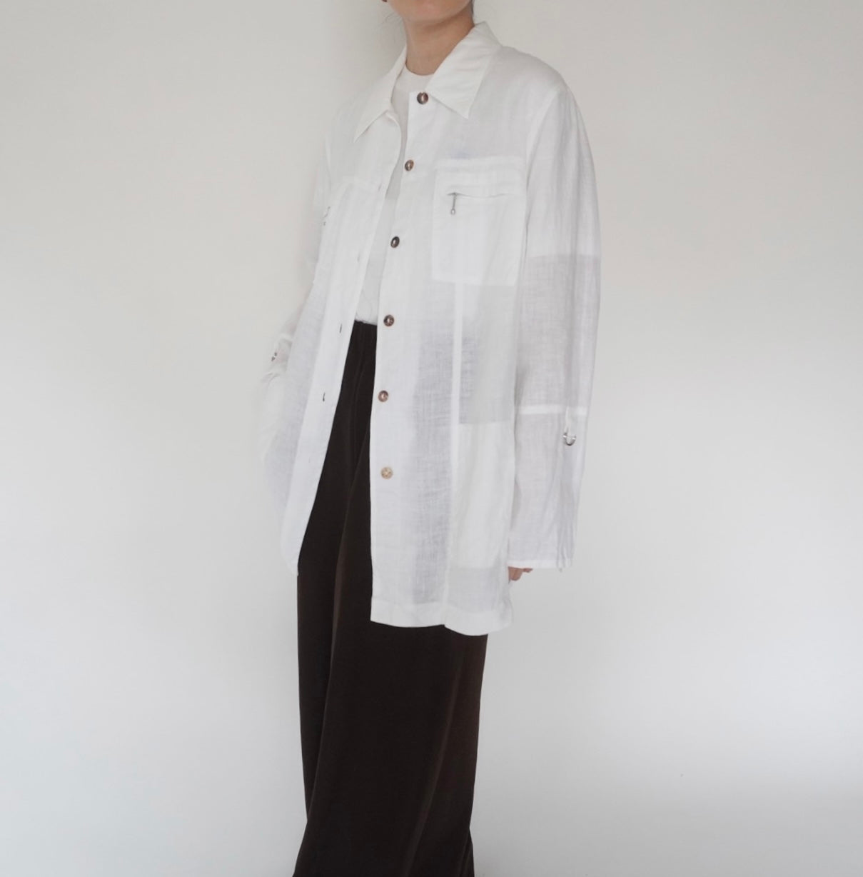 90s EURO Linen Light Jacket