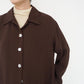 90s Brown Silk Shirt