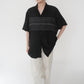80s Striped Design Shirt Made in USA