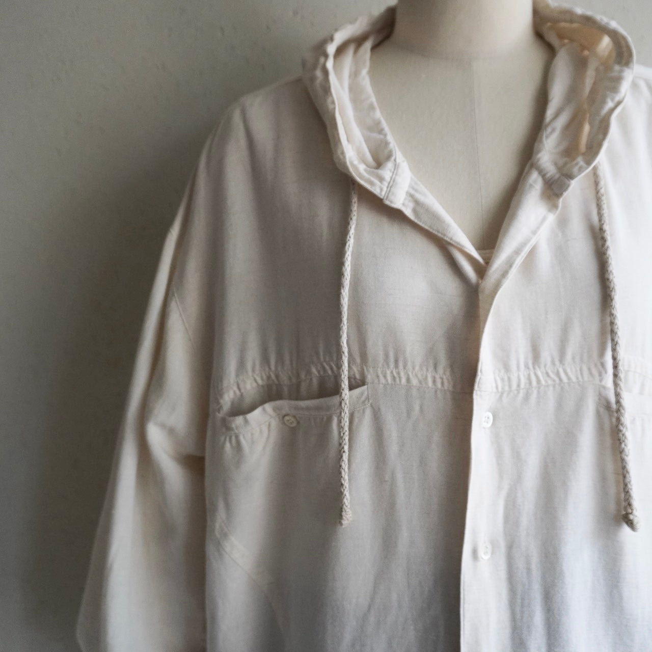 90s Hooded Shirt Made in Italy