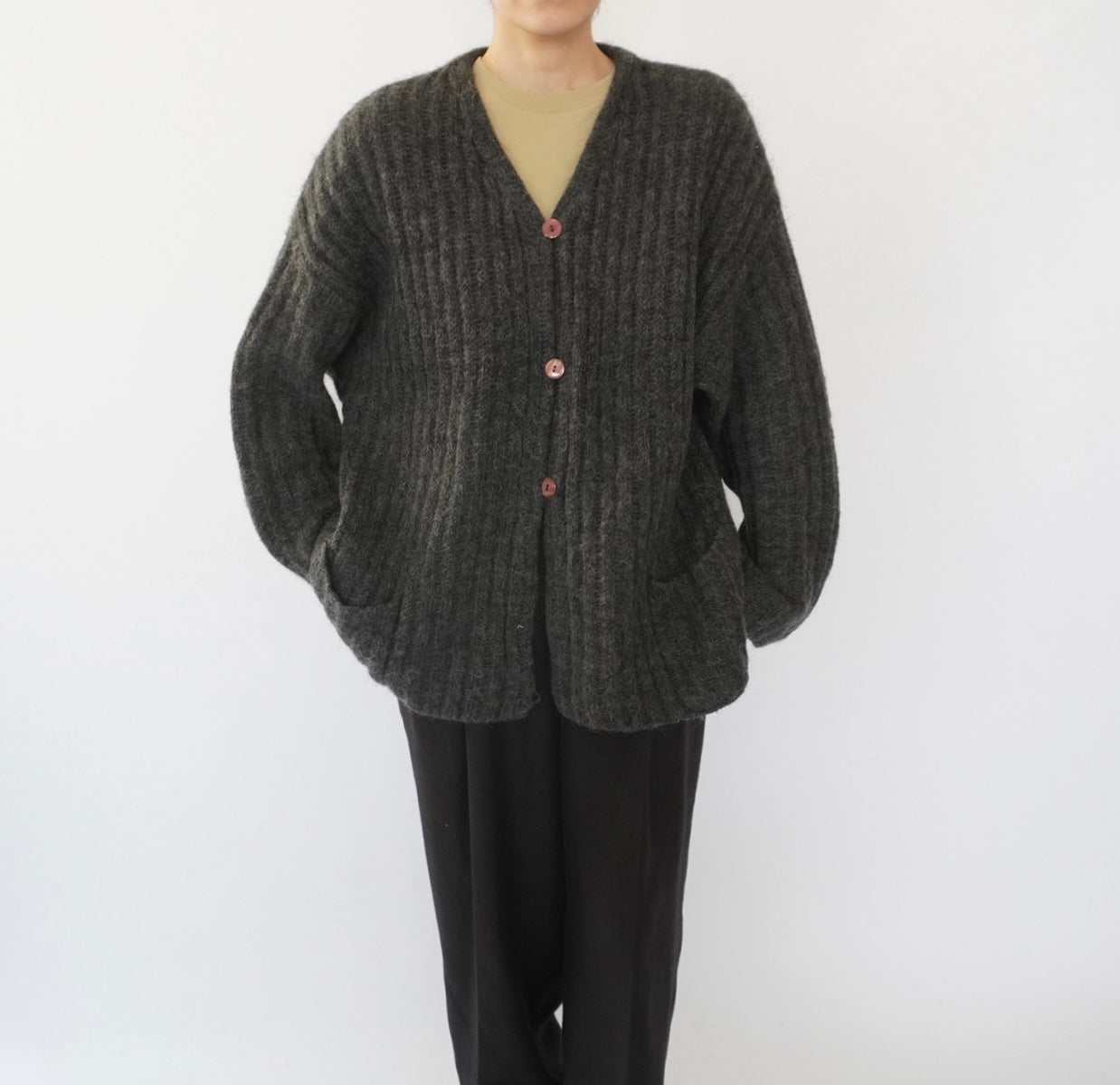 90s Mohair Knit Cardigan