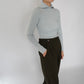 90s Design Ribbed Top Made in Italy