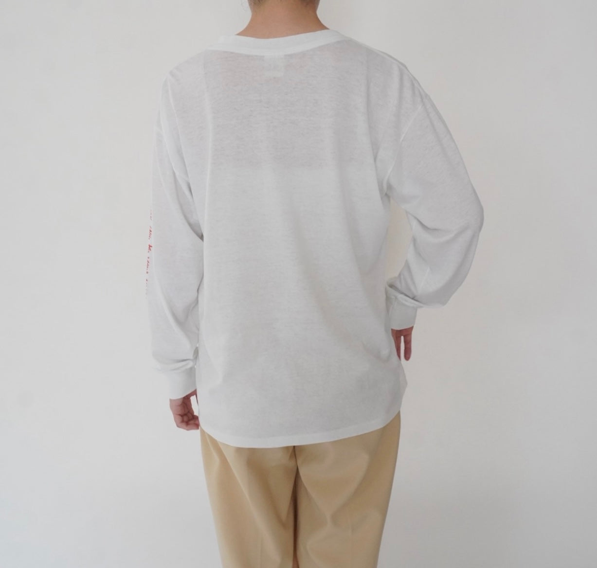 80s Printed Long Sleeves T-shirt Made in USA