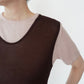 90s Brown Sleeveless Top Made in Italy