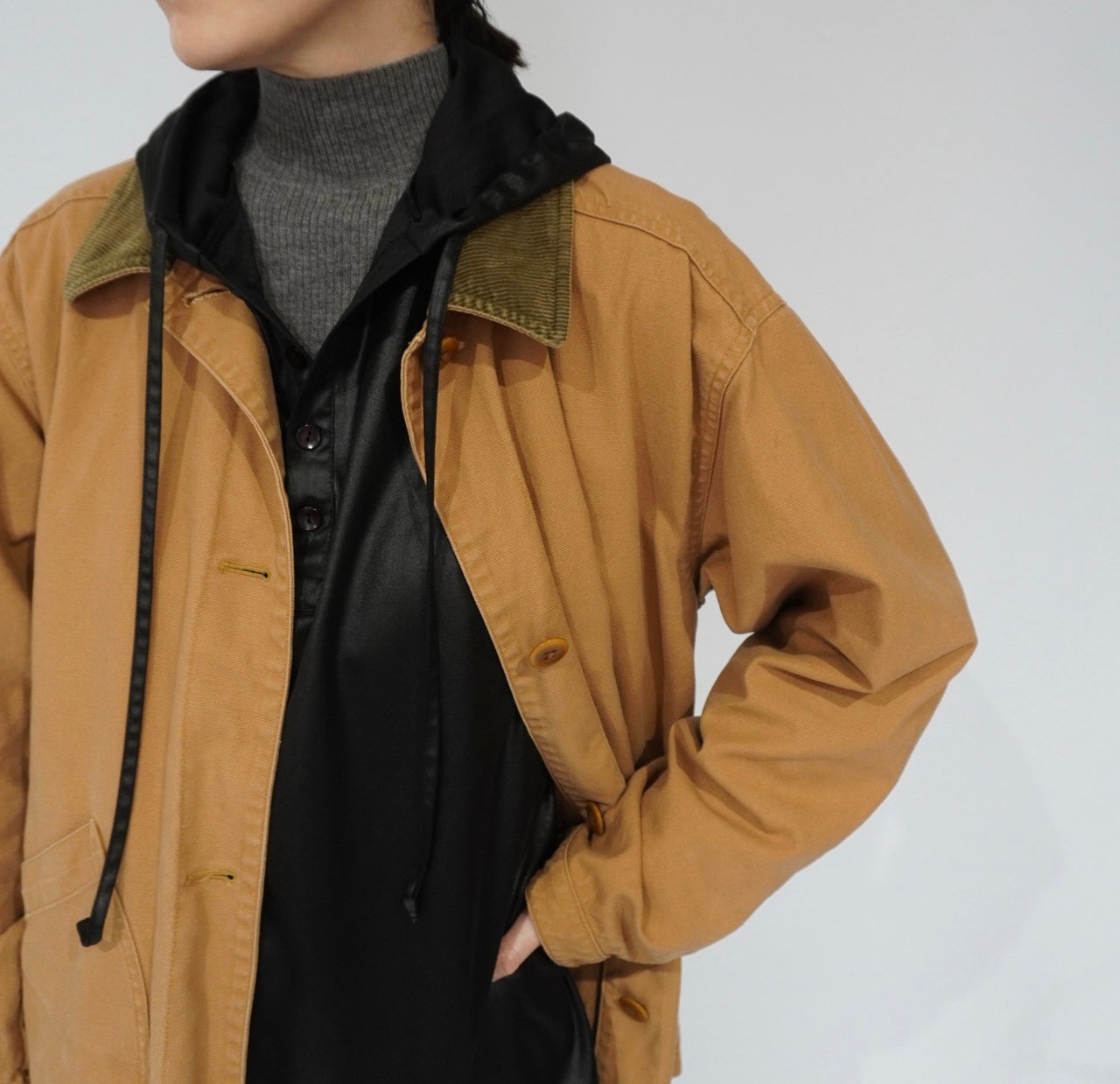 90s Hooded Blouse